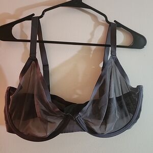 CUUP GRAY THE PLUNGE BRA